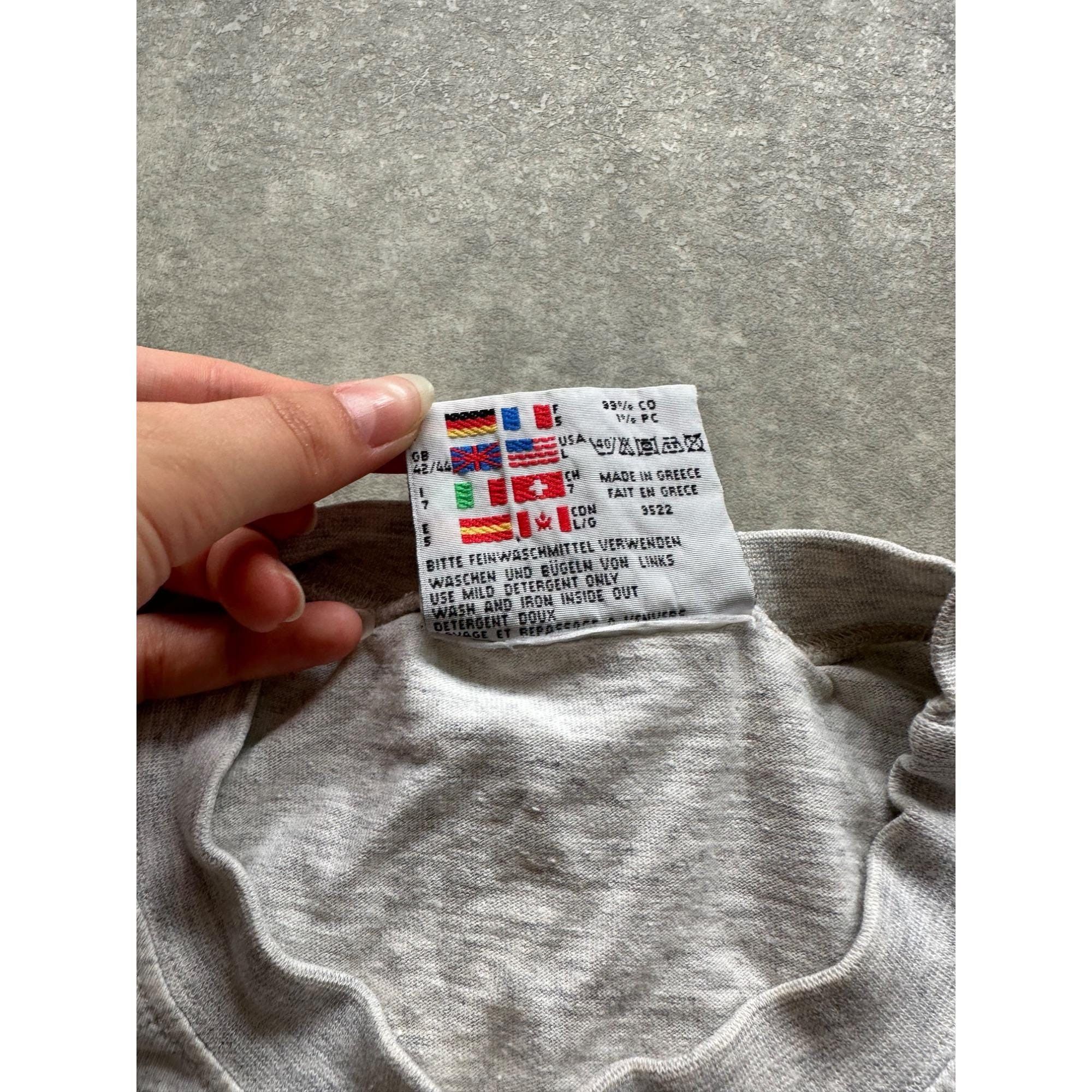 Adidas Vintage 90s Adidas Equipment T-Shirt Made in Greece. Size US L / EU 52-54 / 3 - 3 Thumbnail