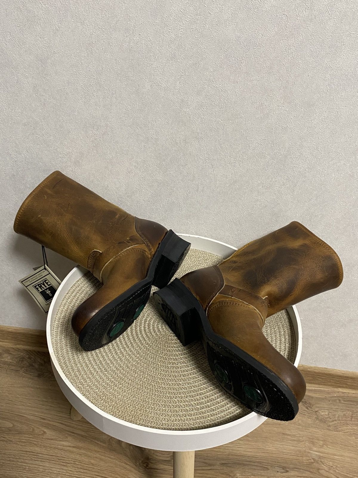 Frye Frye Engineer 12R 77400 AS98 Sendra Leather Boots Size: 39 Size US 9 / IT 39 - 11 Thumbnail