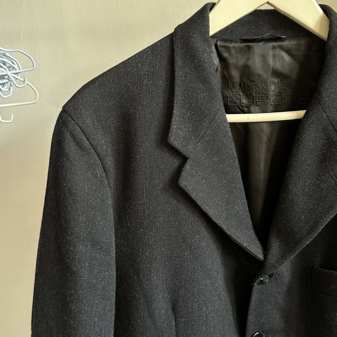Other 1997/1998 Maurizio Bonas Wool Blazer Runway Jacket Size US L / EU 52-54 / 3 - 8 Thumbnail