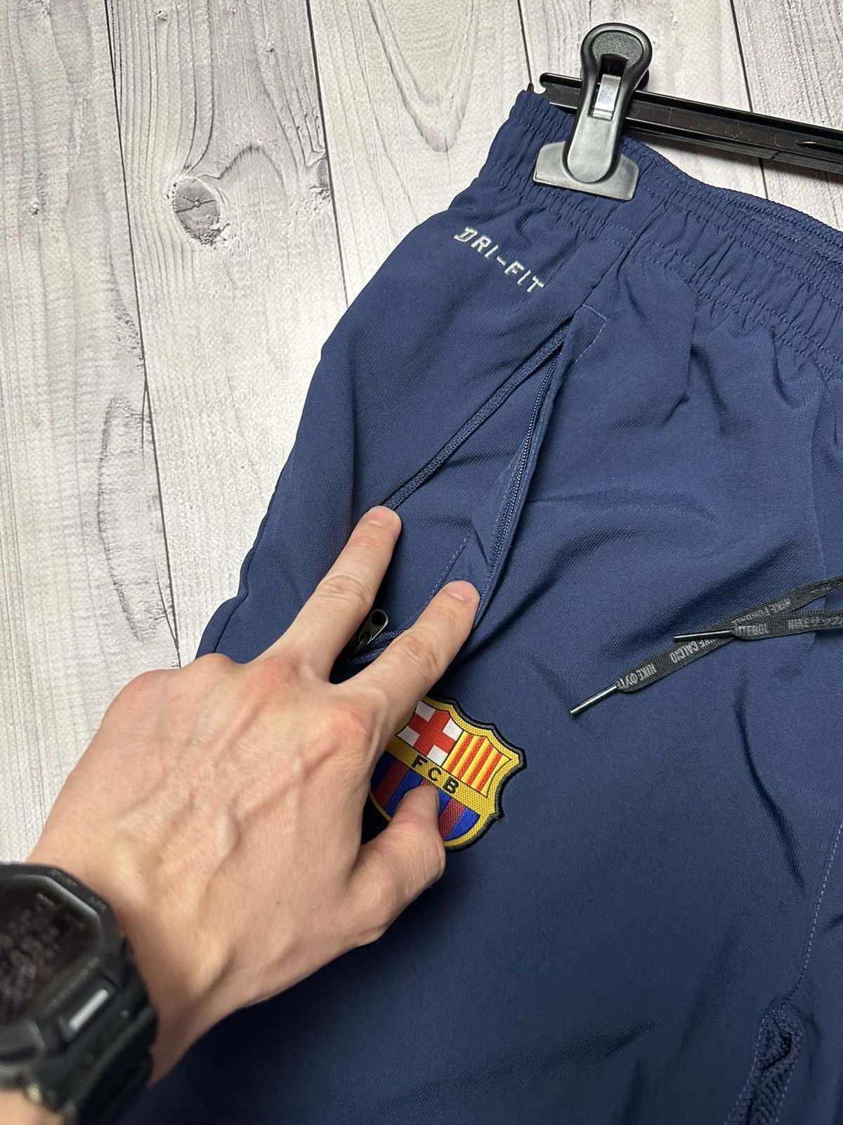 Nike × Vintage Vintage Nike Barcelona soccer track suit logo size M Size US M / EU 48-50 / 2 - 12 Thumbnail