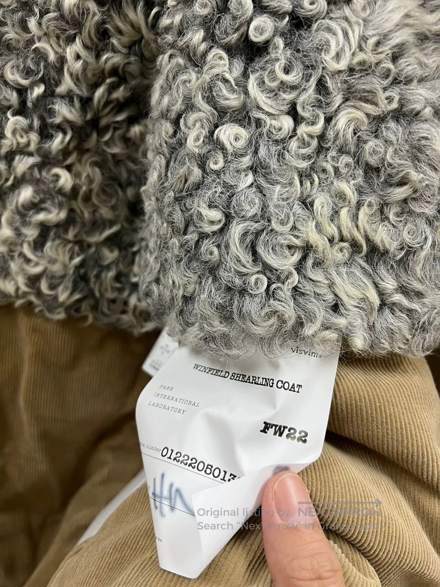 Visvim visvim winfield shearling coat in beige. Size US S / EU 44-46 / 1 - 8 Thumbnail
