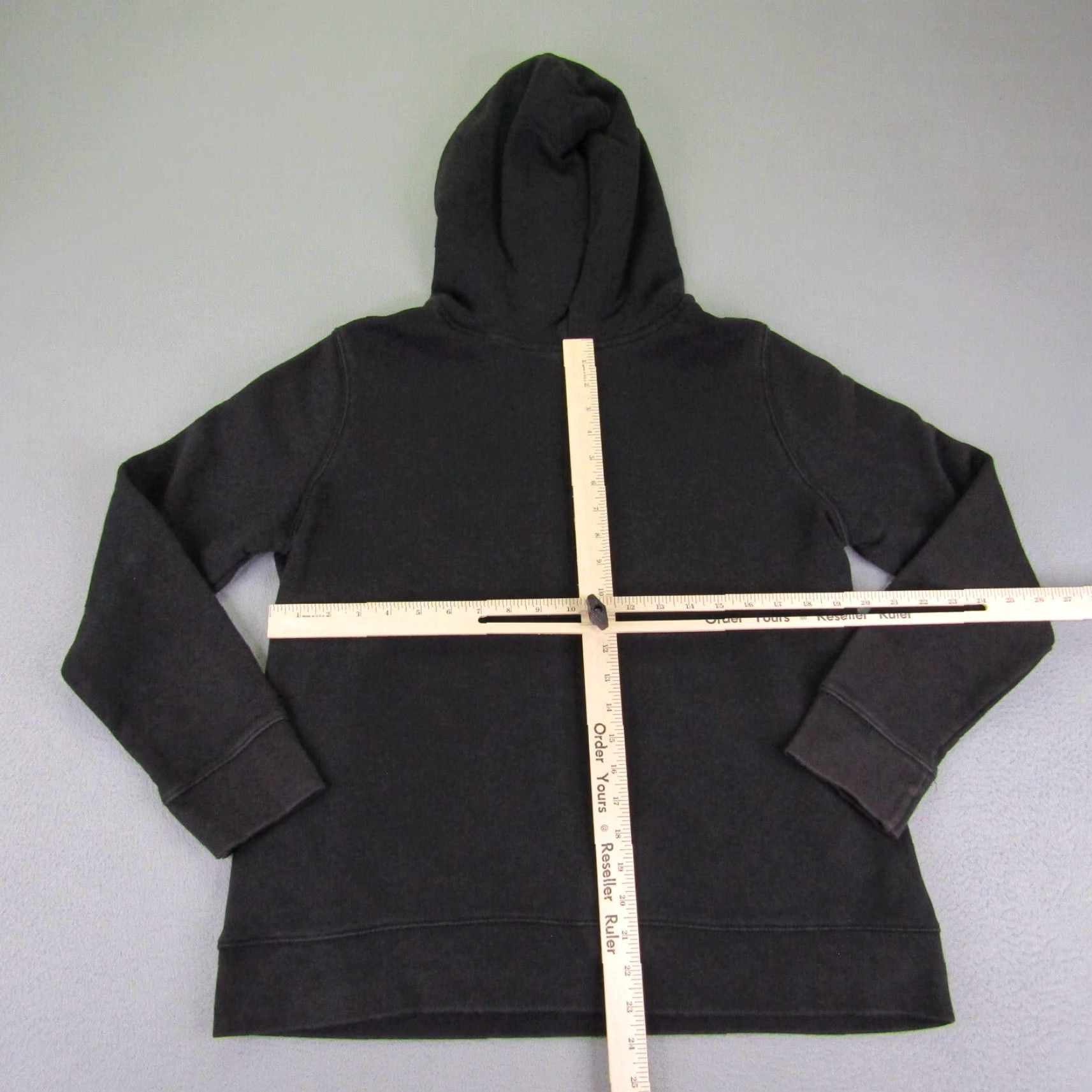 Adidas Adidas Hoodie Women Large Black Trefoil Pullover Sweatshirt Knit Logo Pullover Hooded Pockets Sport Activewear Casual Size L / US 10 / IT 46 - 5 Thumbnail