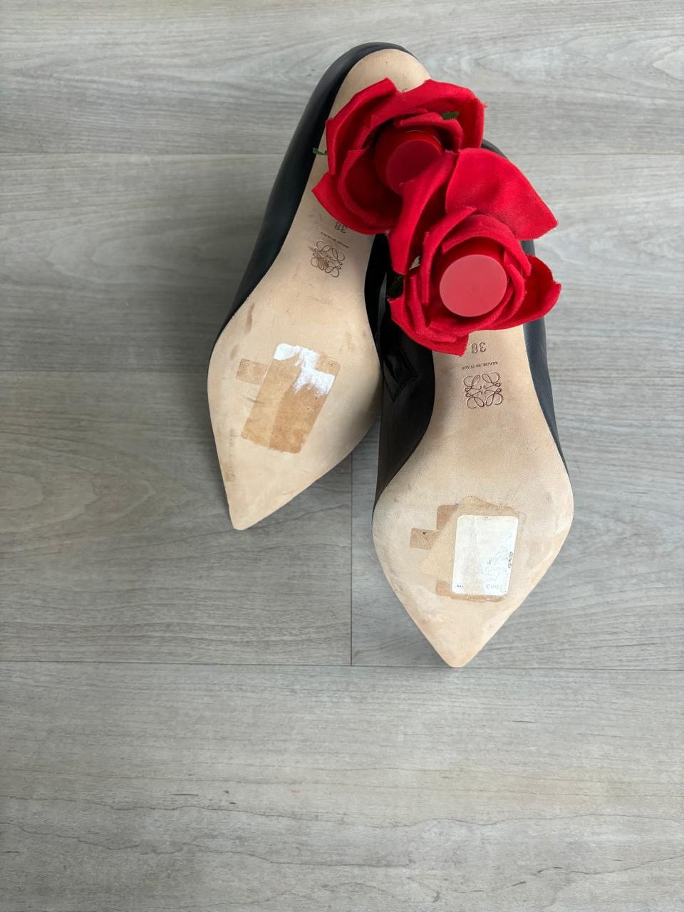Loewe Loewe Leather Rose-Heel Ankle Boots Size US 8 / IT 38 - 3 Thumbnail