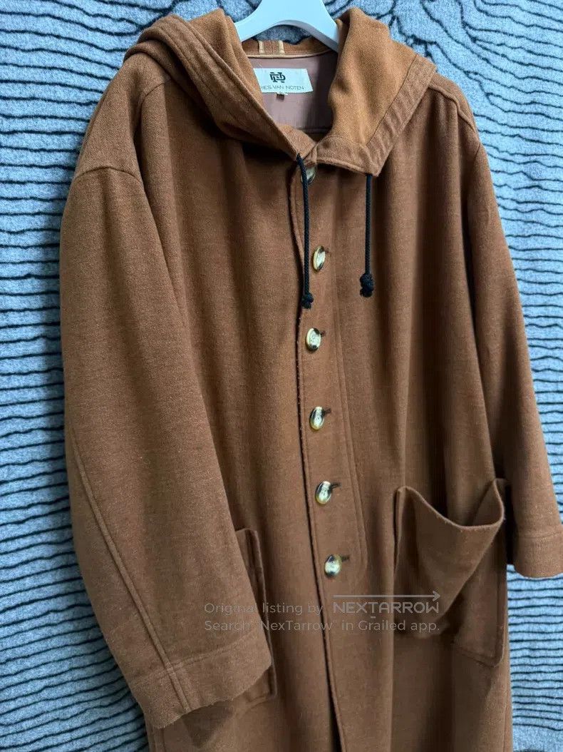 Dries Van Noten DRIES VAN NOTEN Loose Woolen Coat Size XS / US 0-2 / IT 36-38 - 6 Thumbnail