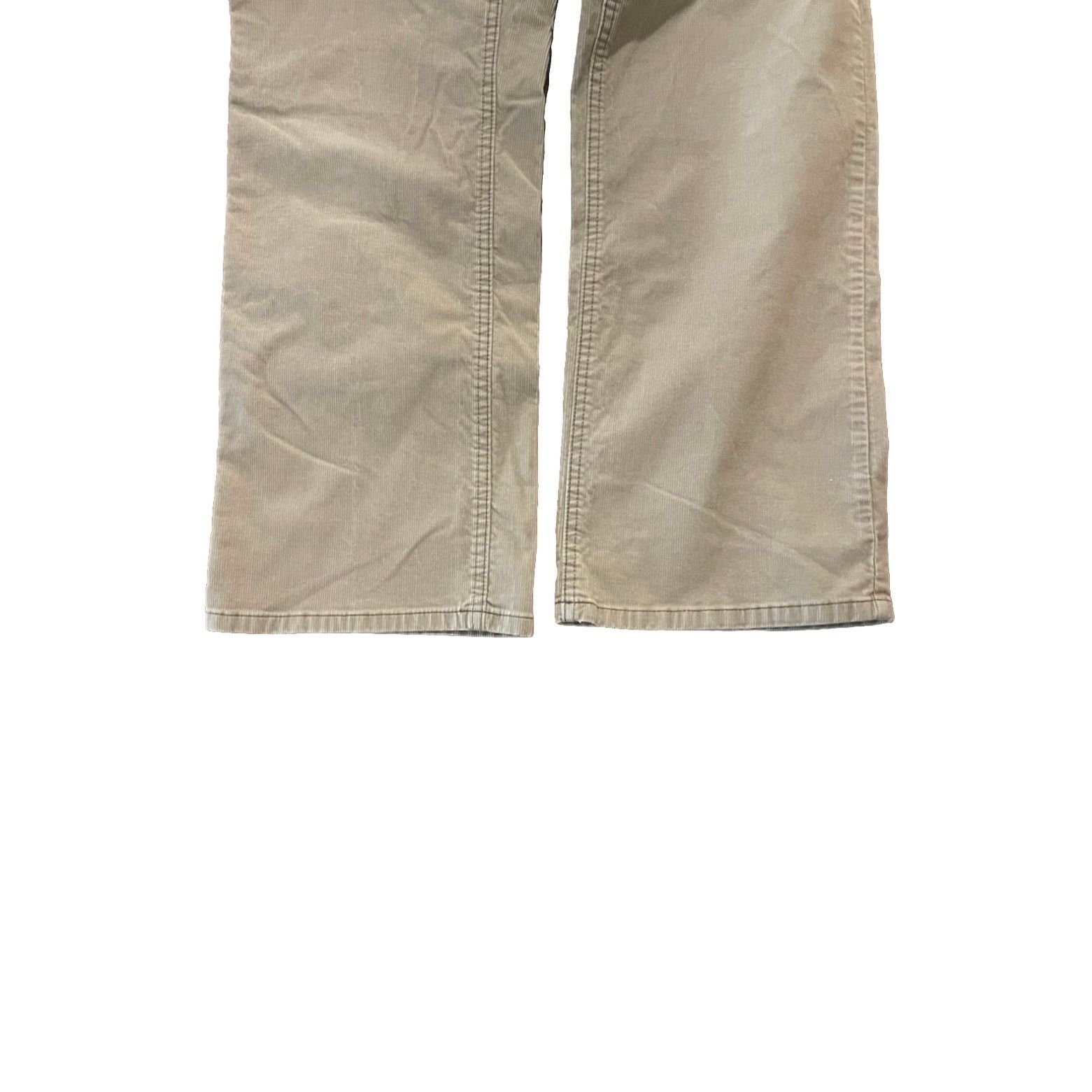 L.L. Bean LL Bean Women’s Beige Curvy Fit Corduroy Straight Pants 8R Size 30" / US 8 / IT 44 - 2 Thumbnail