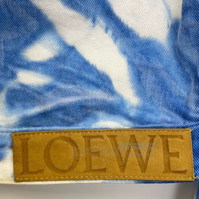 Loewe Loewe Asymmetrical Color-blocked Tie-dye Denim Jacket Size XS / US 0-2 / IT 36-38 - 5 Thumbnail