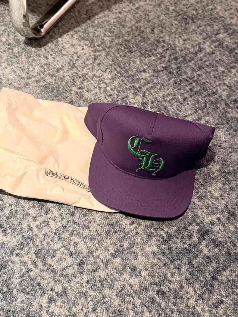 Chrome Hearts CHROME HEARTS Size OS Purple CH embroidered baseball cap Size ONE SIZE - 1 Thumbnail