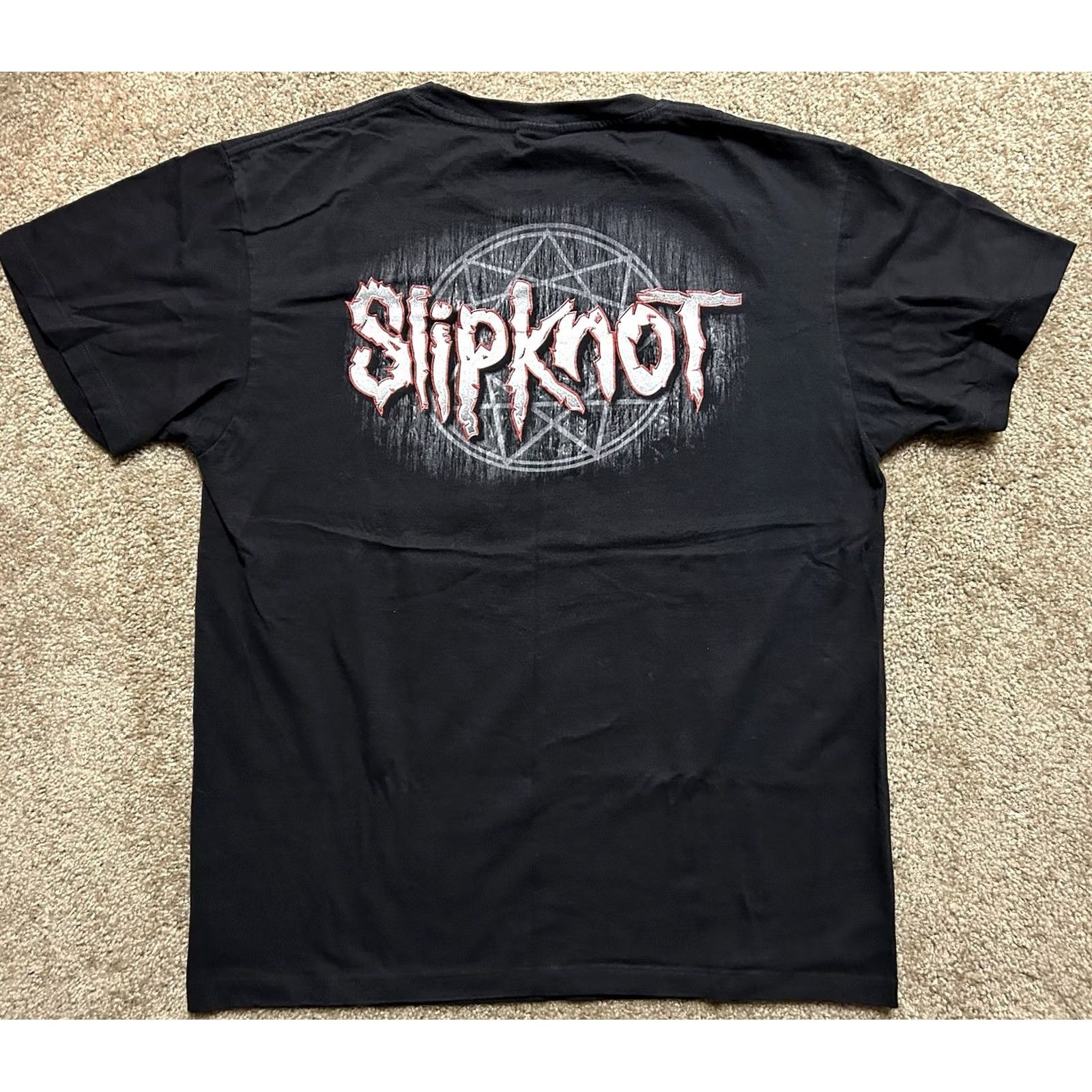 Doublet VINTAGE NWOT Slipknot Graphic T Shirt Men’s L Black Rock Double-Sided Short Sleeve Mens Size US L / EU 52-54 / 3 - 2 Thumbnail