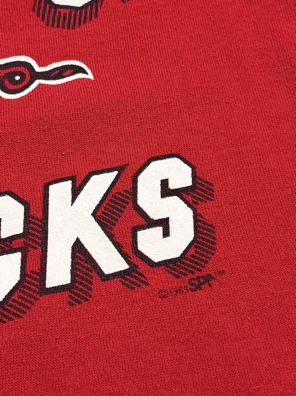 NCAA Vintage Arkansas Razorbacks Sweatshirt 1989 University 80s Size US L / EU 52-54 / 3 - 7 Thumbnail