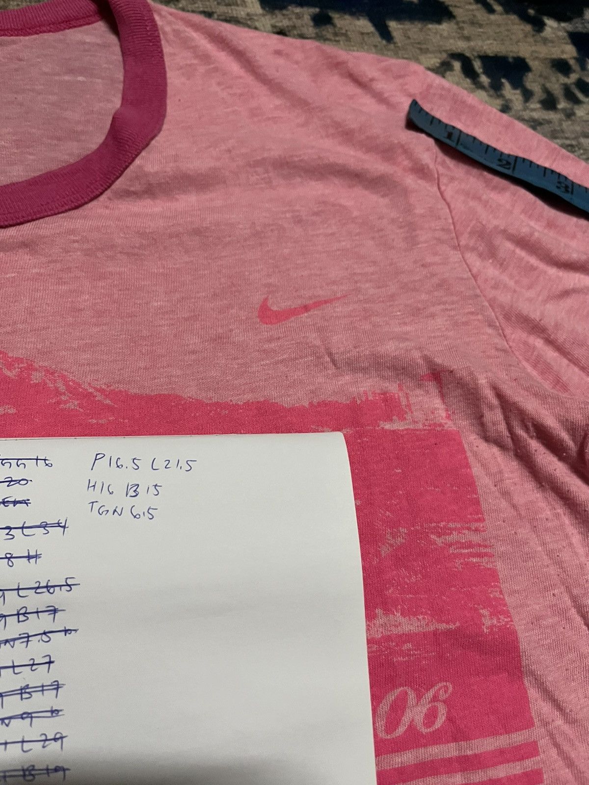 Nike Vintage Nike Honolulu Marathon Ringer Tees Size US S / EU 44-46 / 1 - 8 Thumbnail
