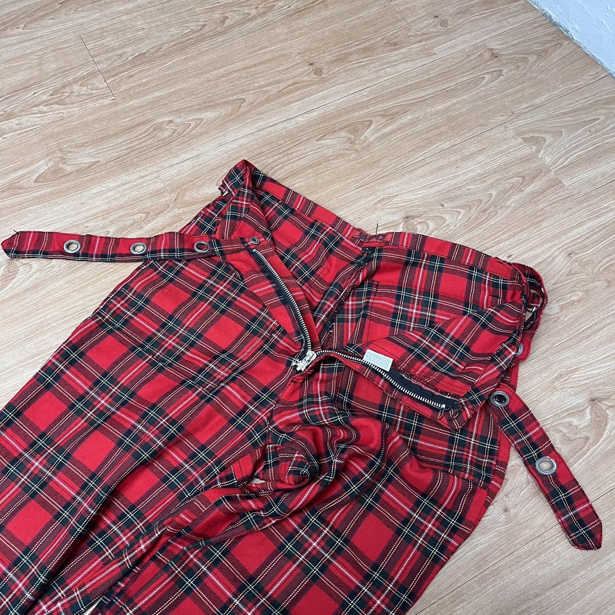 Japanese Brand × Seditionaries Bondage Mad Punk Tartan Pants Seditionaries Multi Zipper Size US 32 / EU 48 - 5 Thumbnail