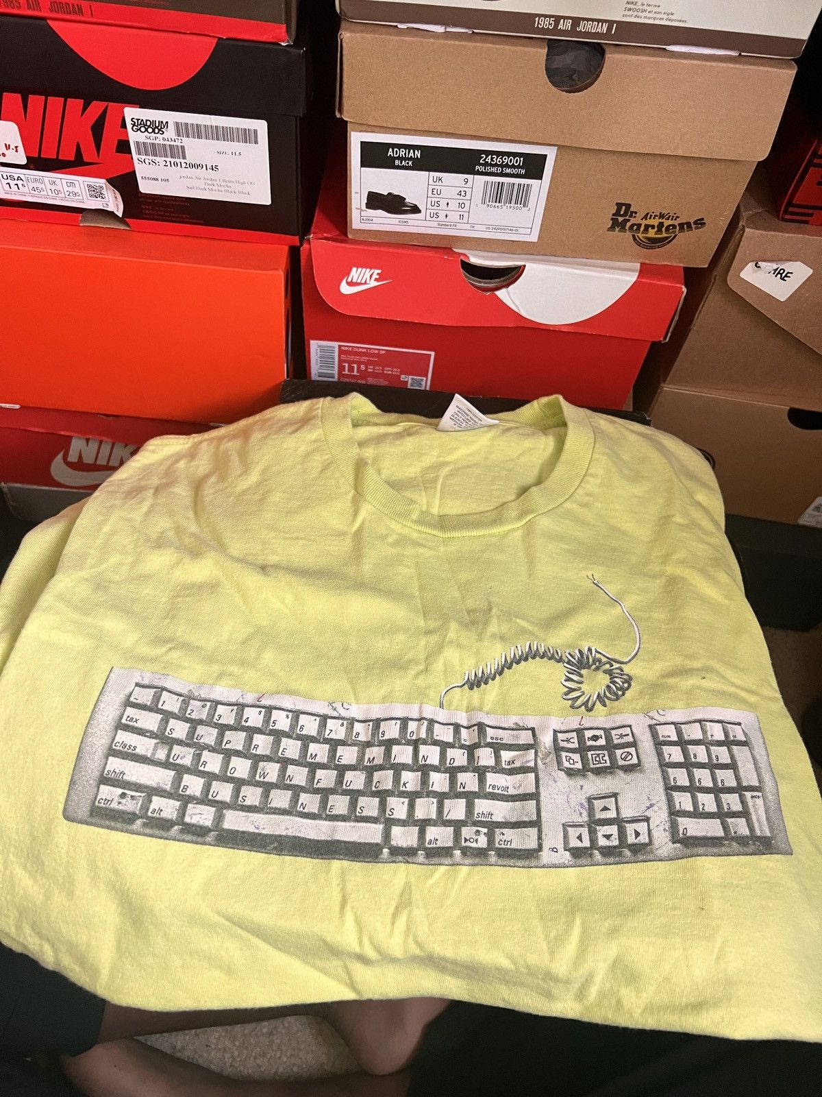 Supreme keyboard tee Tops