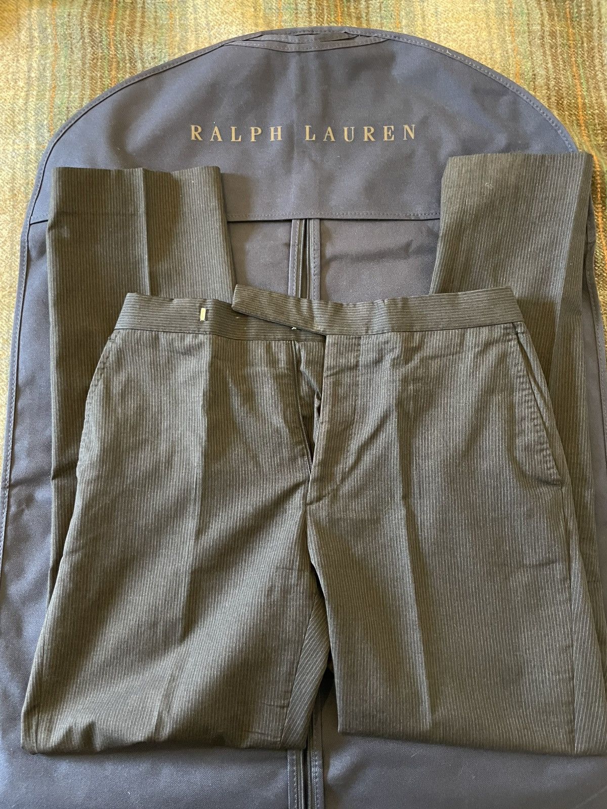 Ralph Lauren Purple Label Ralph Lauren Purple Label Custom suit jacket and trousers Size 38R - 11 Thumbnail