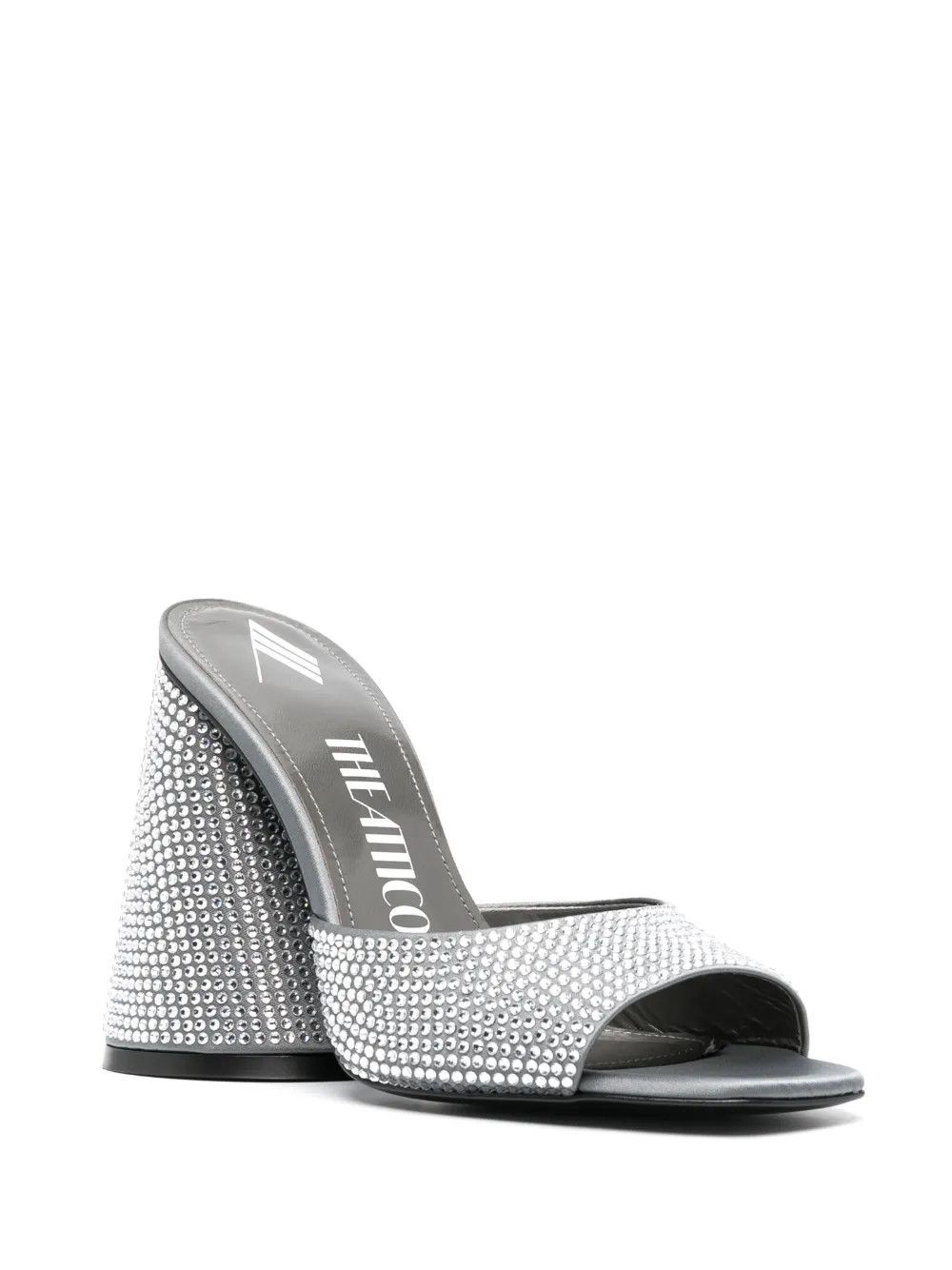 The Attico o1mle0526 Luz Mules Heel 105mm in Gray Size US 8 / IT 38 - 2 Thumbnail