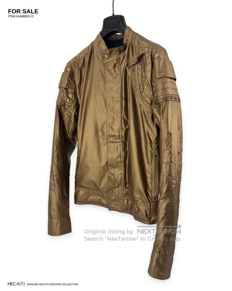 Dior Dior Gilt Knight Armor Deconstructed Tech Fabric Windbreak Size US S / EU 44-46 / 1 - 3 Thumbnail