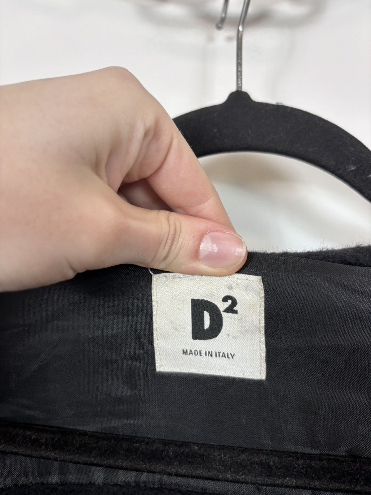 Dsquared2 Vintage Dsquared2 Unisex Black Short Wool Bomber Jacket Size US M / EU 48-50 / 2 - 11 Thumbnail