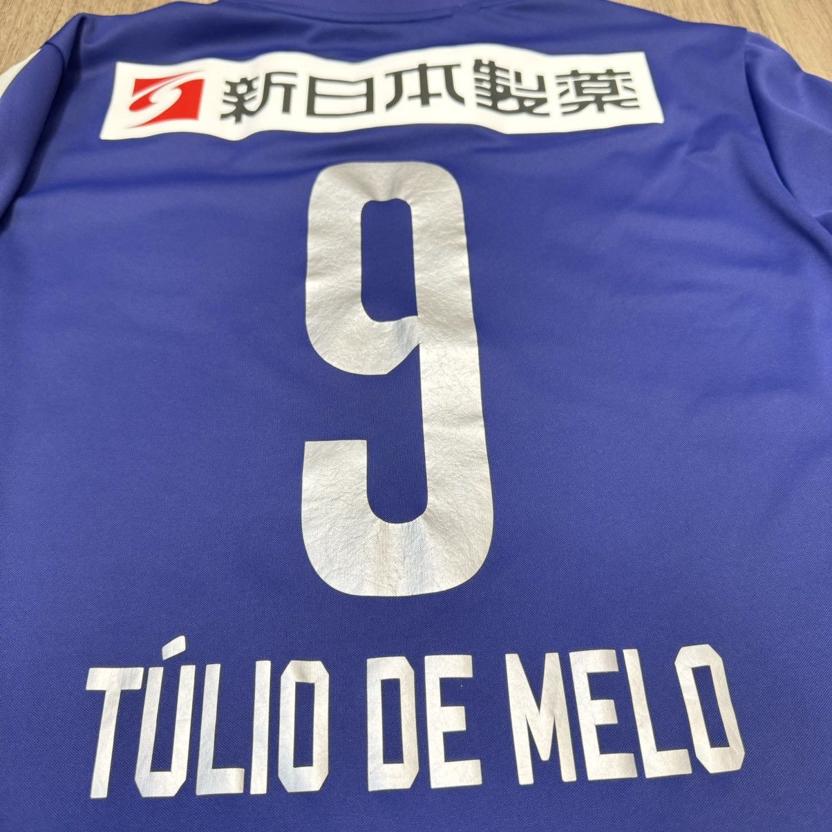 Japanese Brand Fukuoka Avispa 2018 home shirt #9 Tulio de melo Size US S / EU 44-46 / 1 - 7 Thumbnail