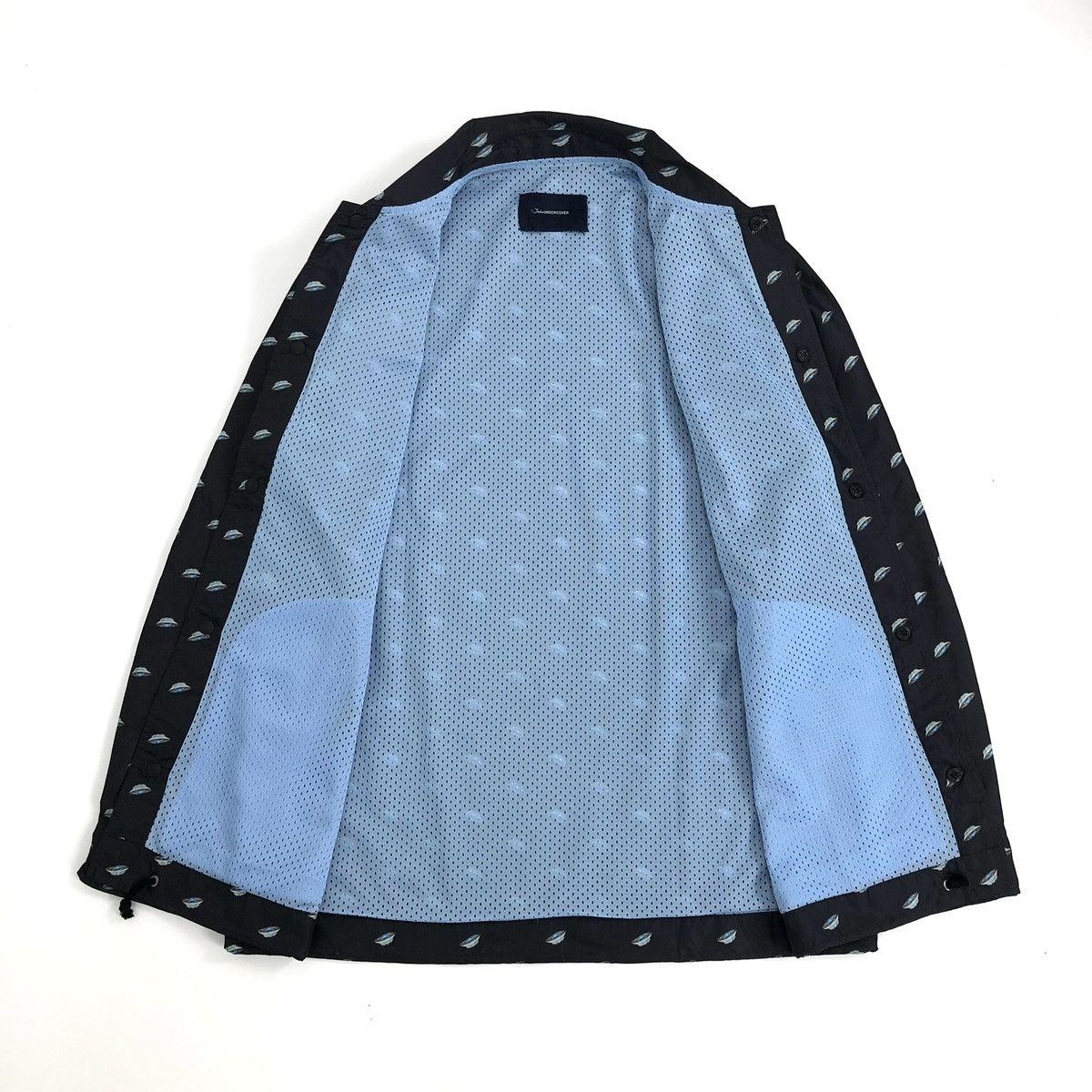 Undercover 2000s John Undercover Ufo Print Monogram Coach Jacket Size US M / EU 48-50 / 2 - 4 Thumbnail