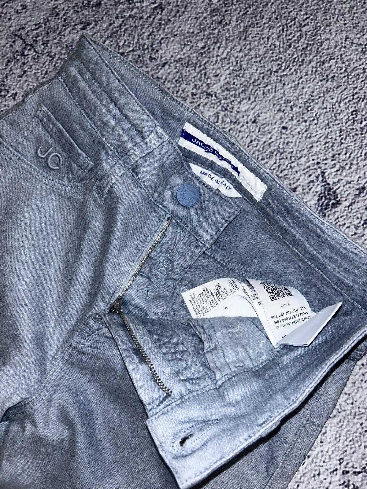 Jacob Cohen Jacob Cohën Women’s Jeans Light Grey Color Slim Fit Trousers Size 25" / US 0 / IT 36 - 4 Thumbnail