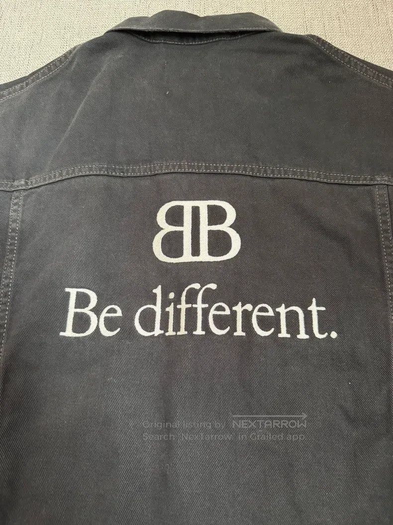 Balenciaga Balenciaga Double B distressed destroy denim jacket Size US S / EU 44-46 / 1 - 5 Thumbnail
