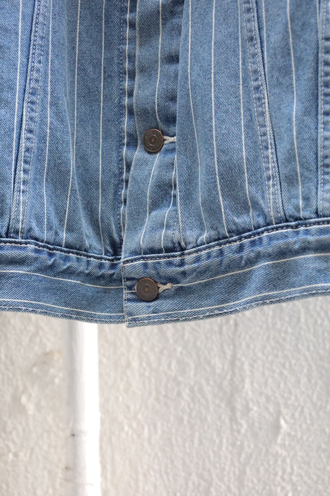 Supreme Supreme Levi’s pinstripe trucker jacket 常田大希 Size US XL / EU 56 / 4 - 5 Thumbnail