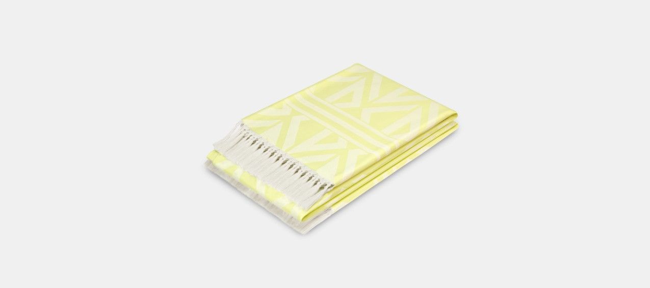 Dior o1w1db10824 Size: OS / Fouta Towel in Yellow/White Size ONE SIZE - 3 Thumbnail