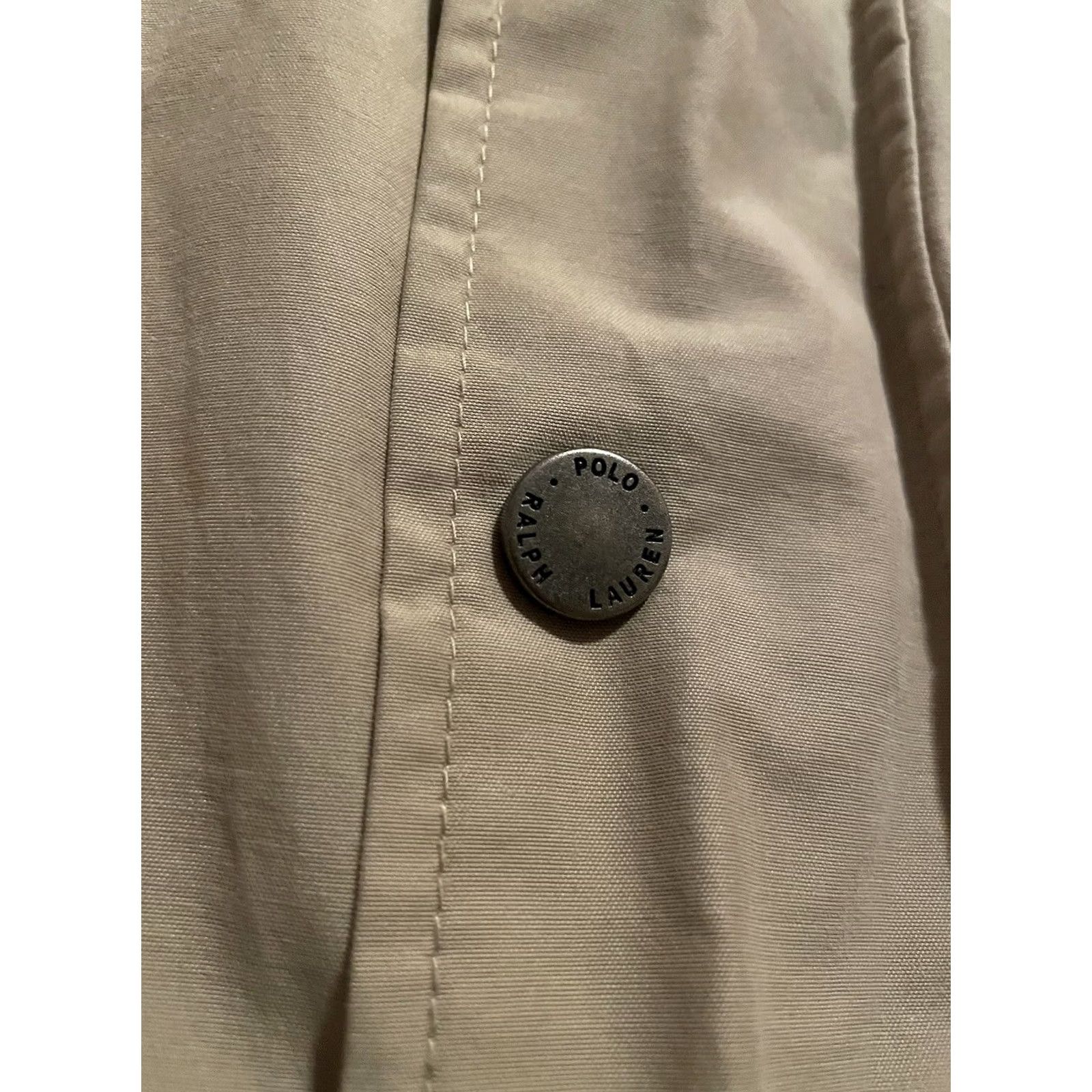 Polo Ralph Lauren VTG Polo Ralph Lauren Mens Jacket Hooded Full Zip Khaki Beige L Size US L / EU 52-54 / 3 - 6 Thumbnail