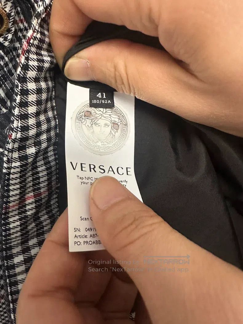 Versace Versace Thin cotton coat Size US XL / EU 56 / 4 - 7 Thumbnail