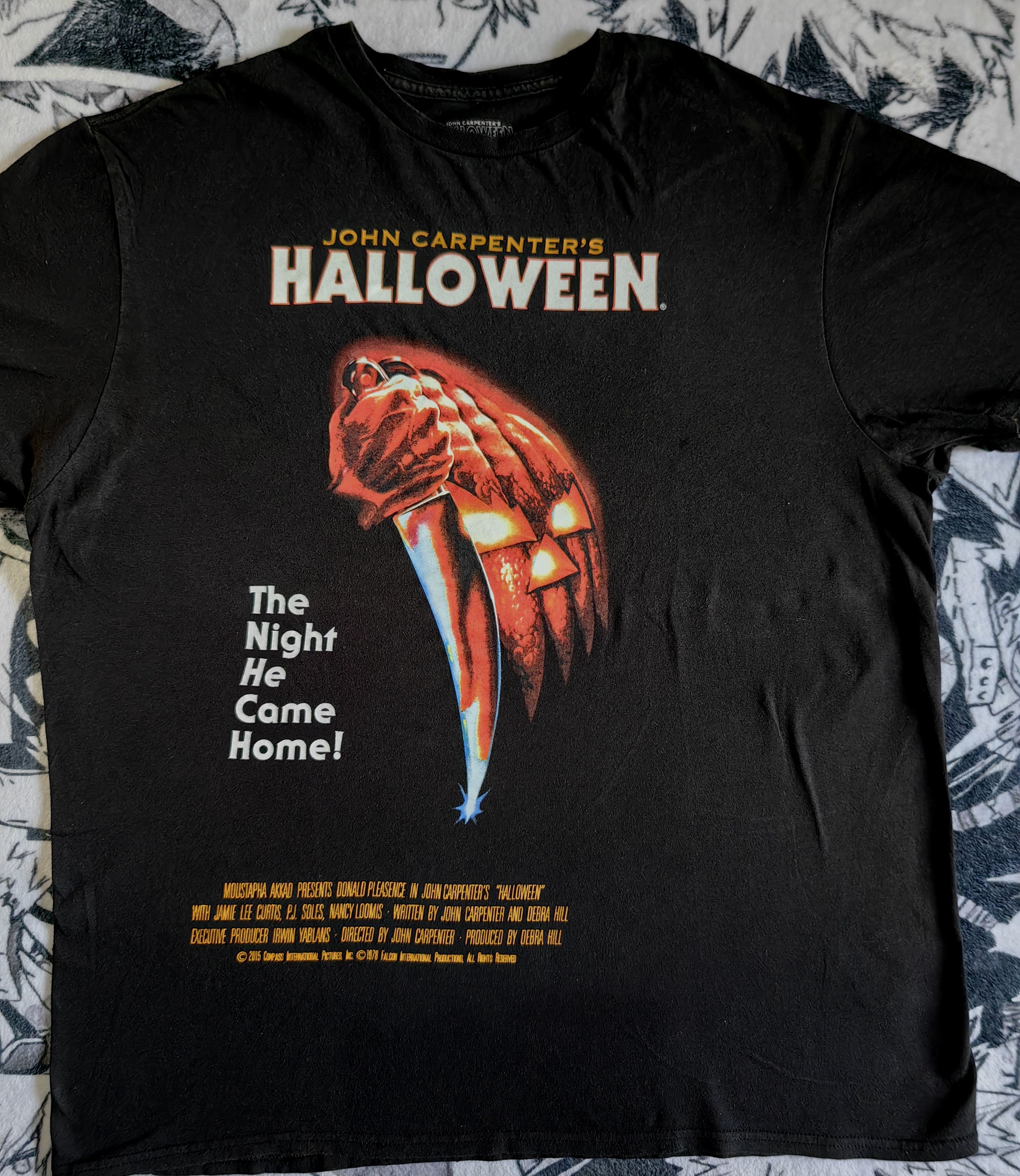 Expert Horror John Carpenter's Halloween Original Poster "The Night...“ Size US L / EU 52-54 / 3 - 5 Thumbnail