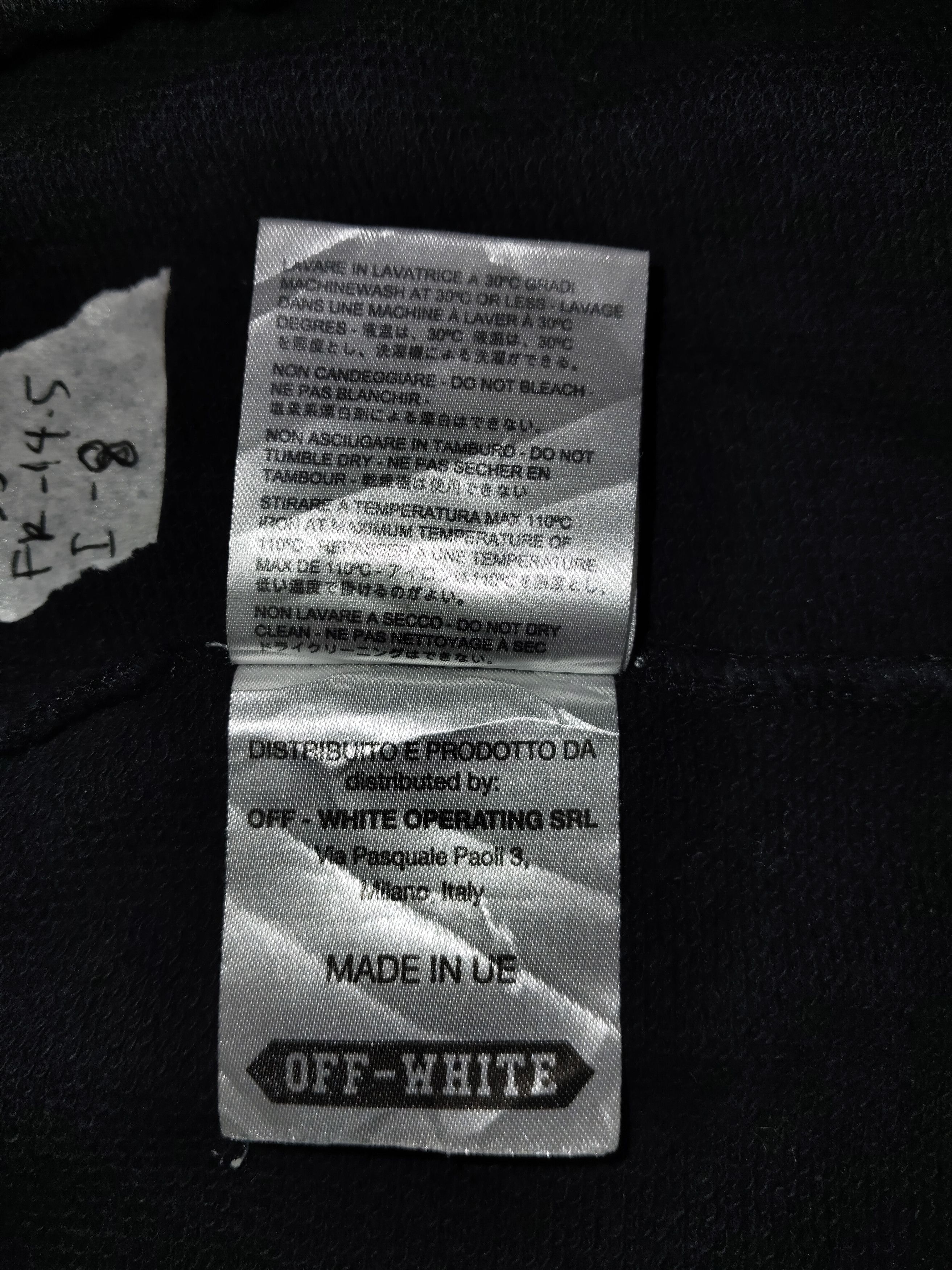 Off-White OFF-WHITE Black Short Size US 35 - 5 Thumbnail