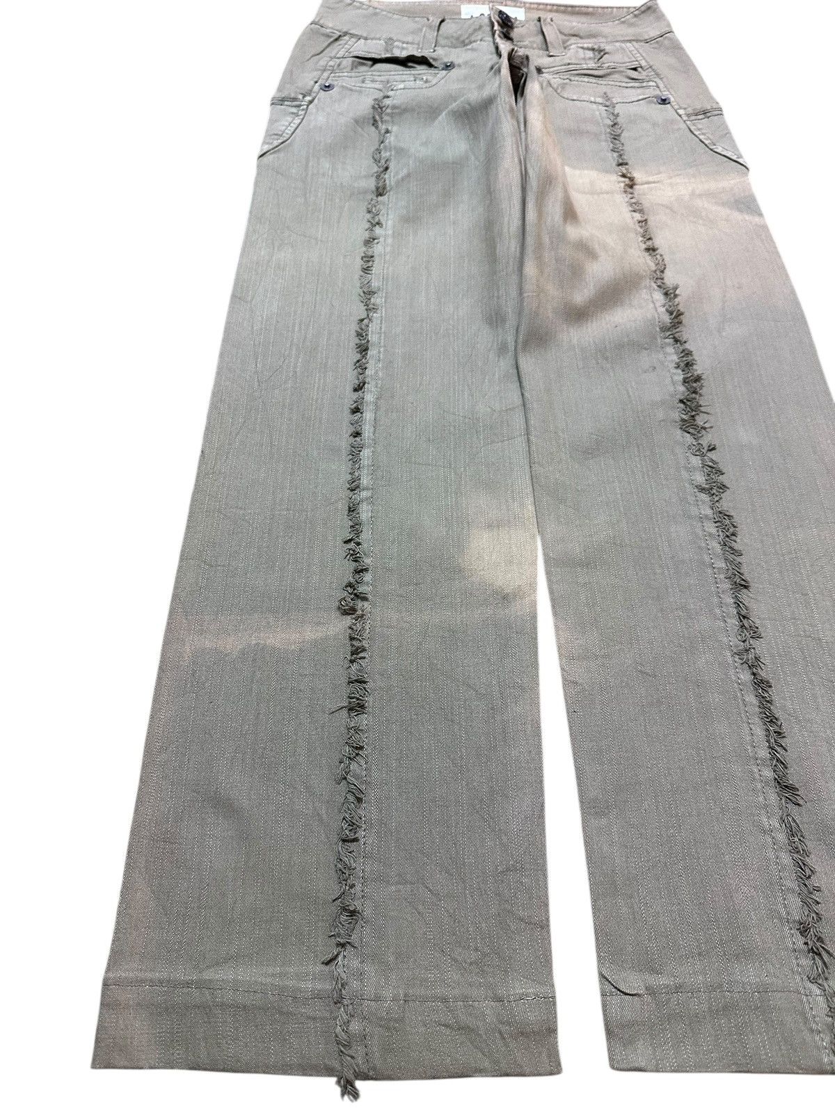 Cook Jeans Vintage Cook Jeans Furry Bleached Avant Garde Denim Size US 27 - 3 Thumbnail