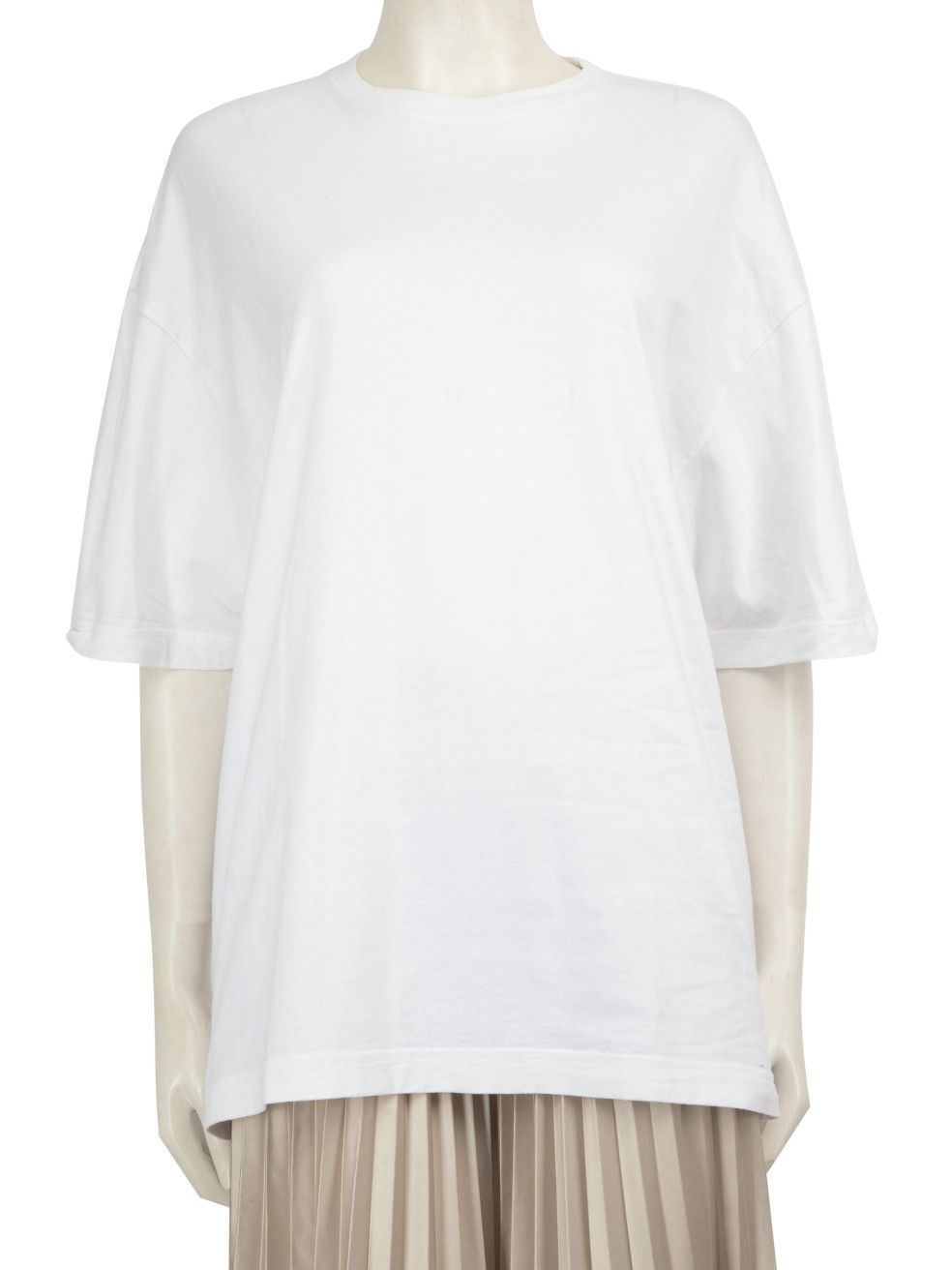 Balenciaga White Logo Embroidered Top Size S / US 4 / IT 40 - 1 Thumbnail