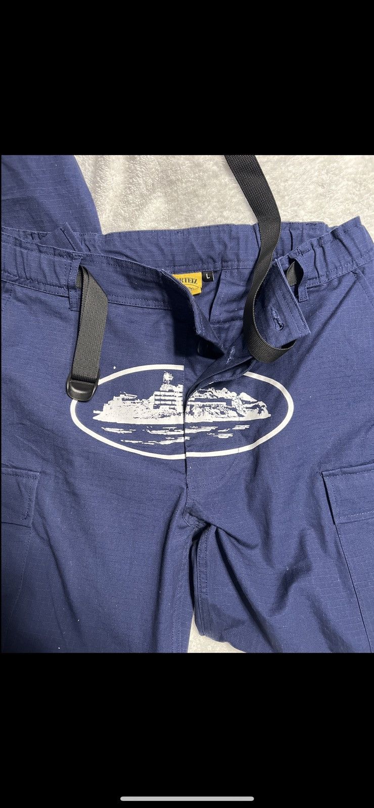 Corteiz corteiz Guerilla cargo navy Size US 33 - 3 Thumbnail