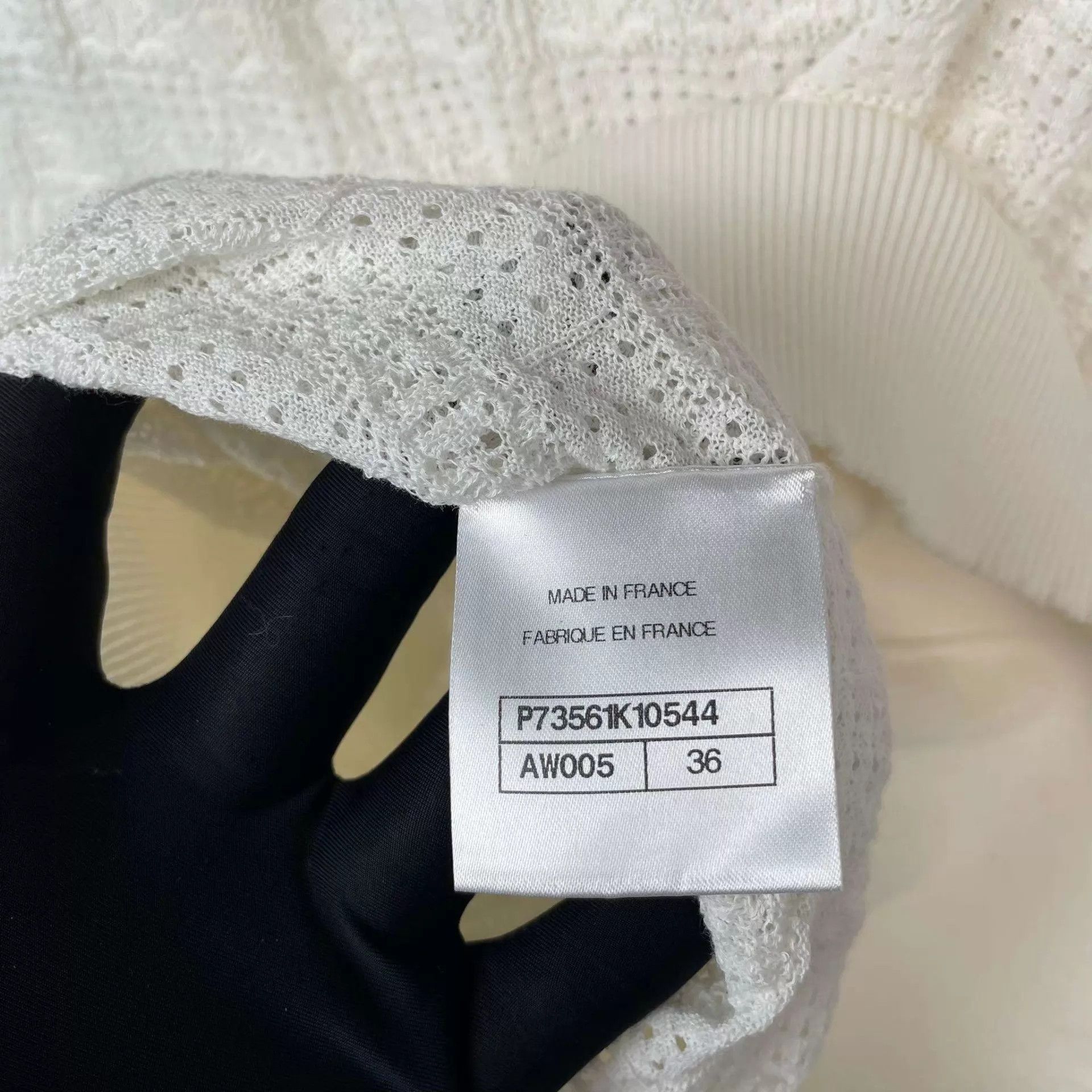 Chanel Chanel lace court knit top 36 Size XS / US 0-2 / IT 36-38 - 5 Thumbnail
