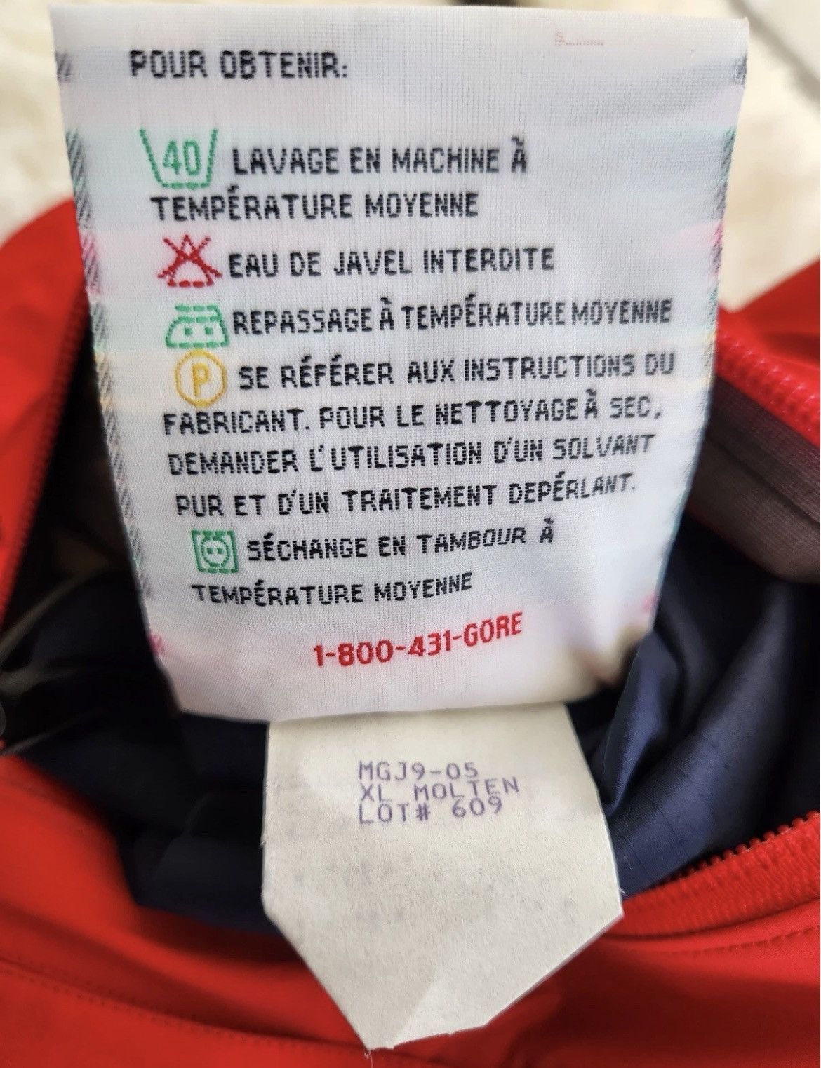 Arc'teryx Arc’teryx Alpha SV 1st Edition Gold Label 1999 Red Deadstock Size US XL / EU 56 / 4 - 5 Thumbnail