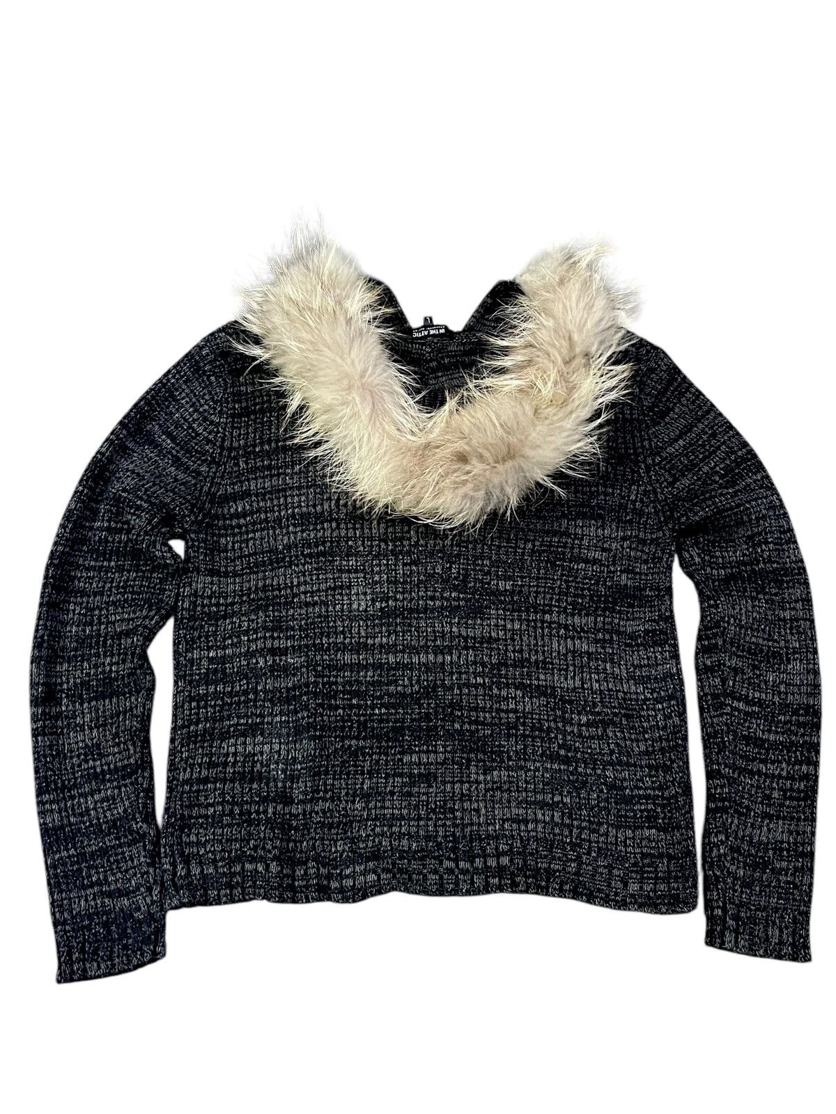 In The Attic INTHE ATTIC CHANGEABI DESIGN Poem Seditionaries Fur Hoodie💥 Size US M / EU 48-50 / 2 - 8 Thumbnail