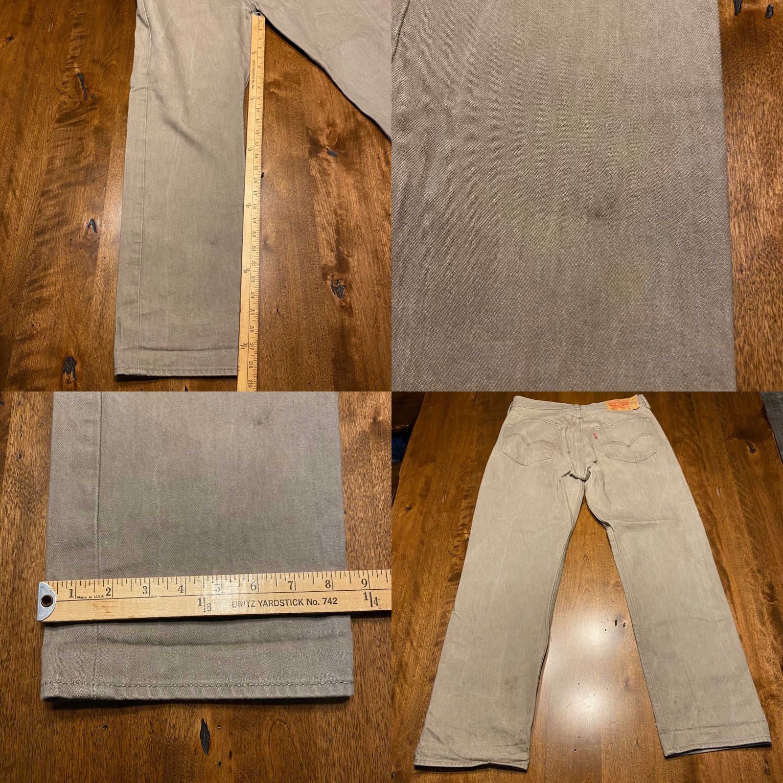 Levi's VINTAGE Levi's Jeans Men's 32x29 Straight Leg Cotton Brown Fall Spring Summer Winter Classic Outdoor Chic Size US 32 / EU 48 - 8 Thumbnail