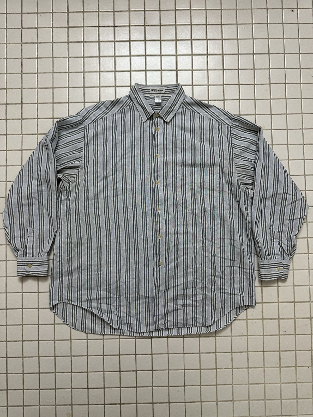 80s/90s linen button up