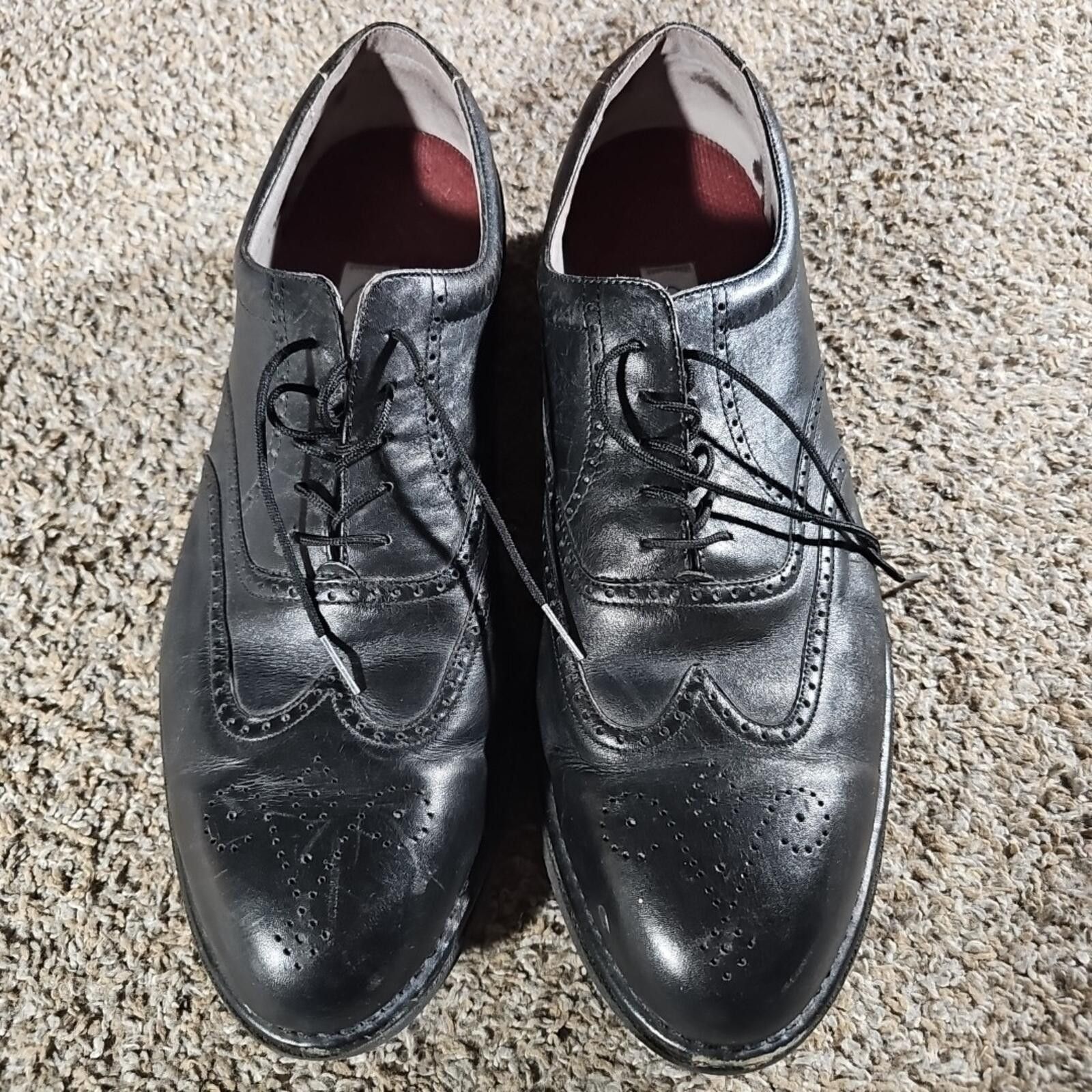 Rockport Dresssports By Rockport 14W Wingtip Black Dress Shoes Size US 14 / EU 47 - 2 Thumbnail