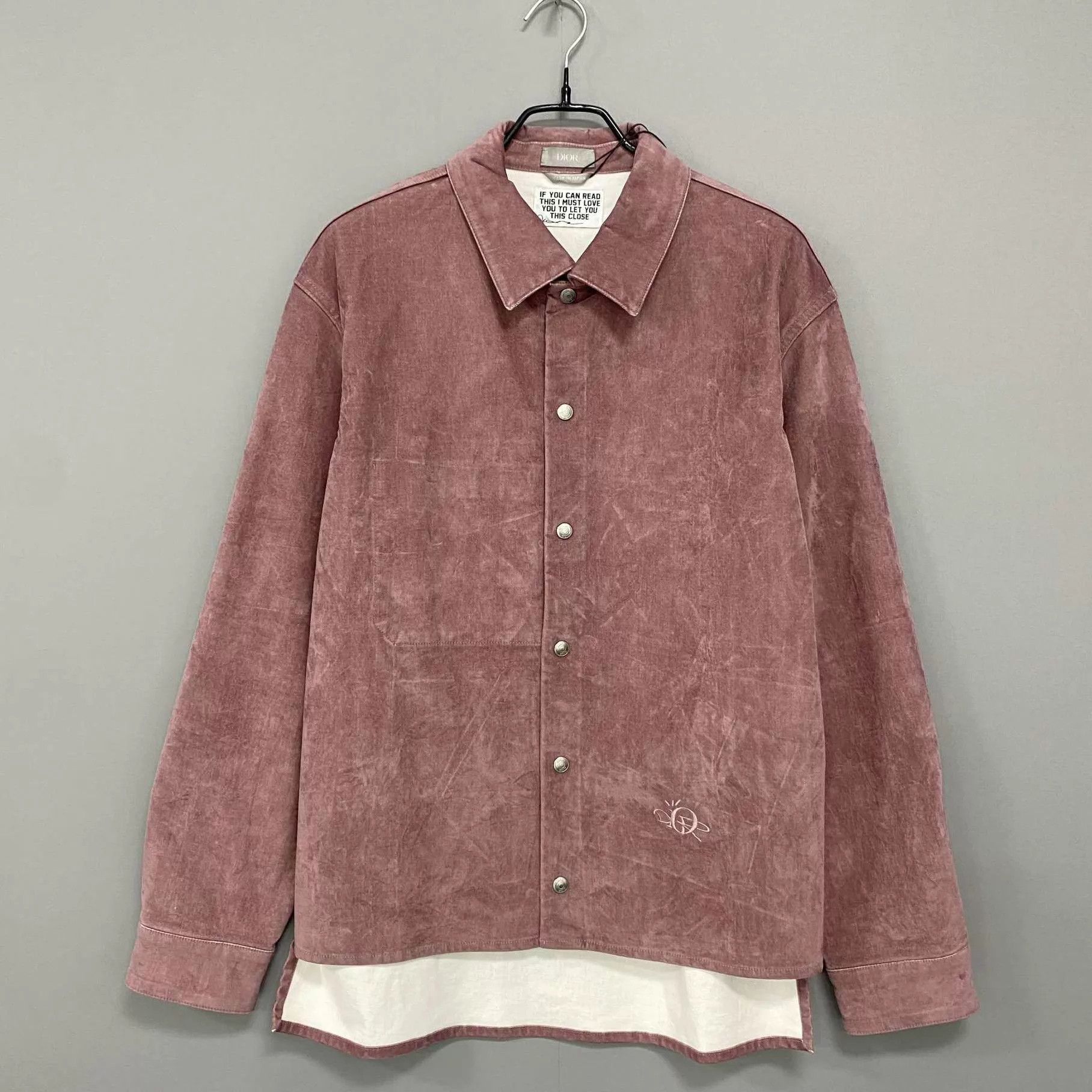 Dior Dior x Travis Scott Flocked Shirt 44 Size US S / EU 44-46 / 1 - 2 Thumbnail