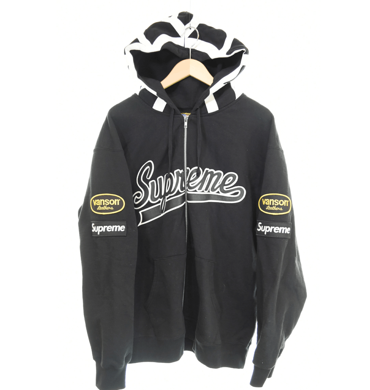 Supreme Supreme Vanson Spider Web Zip Up Hooded Sweatshirt Size US XL / EU 56 / 4 - 2 Thumbnail