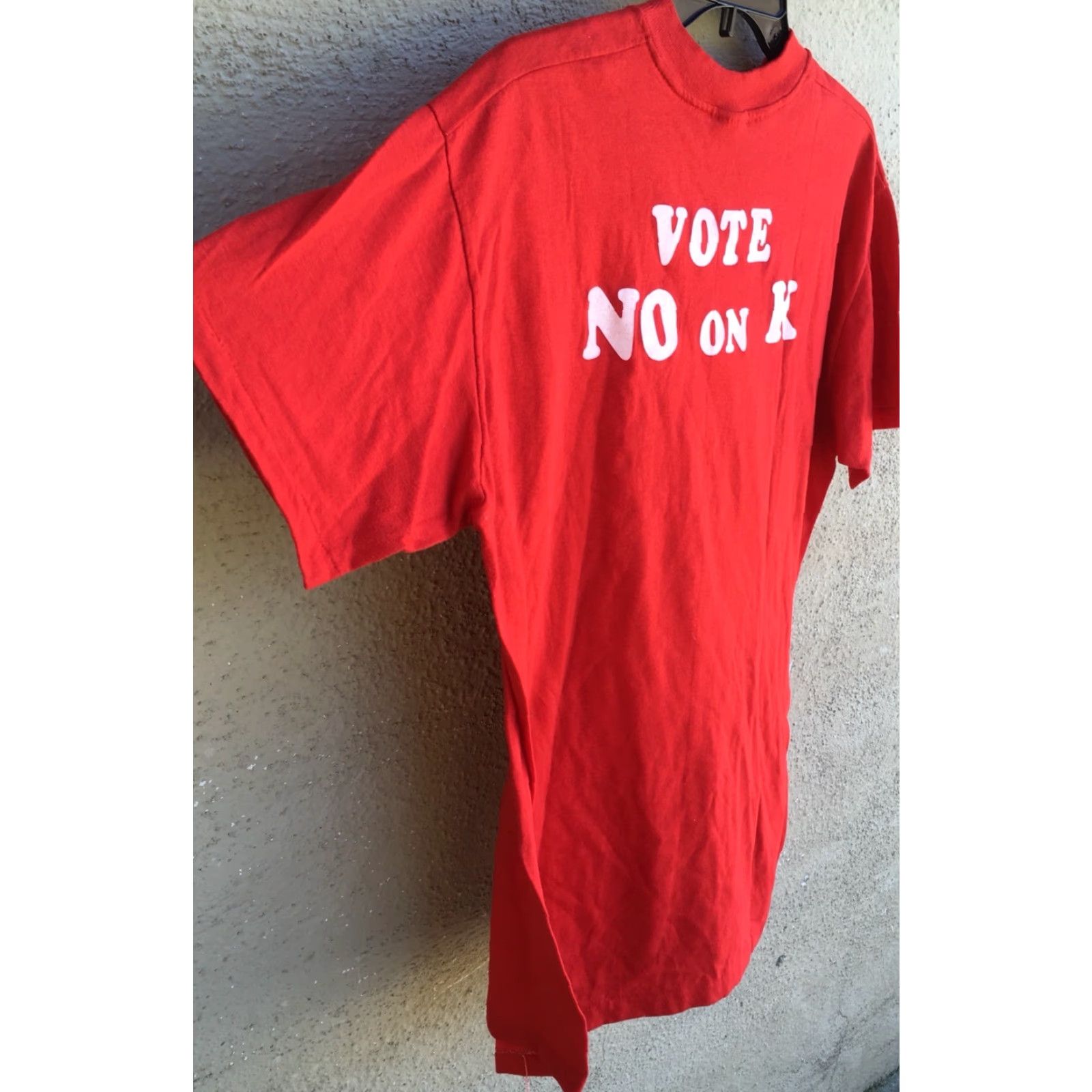 Vintage VINTAGE Love Our Valley Vote No On K T-Shirt Sport-T By Stedman Made In USA XL Men Red Graphic Tee USA XL Men Red Size US XL / EU 56 / 4 - 5 Thumbnail