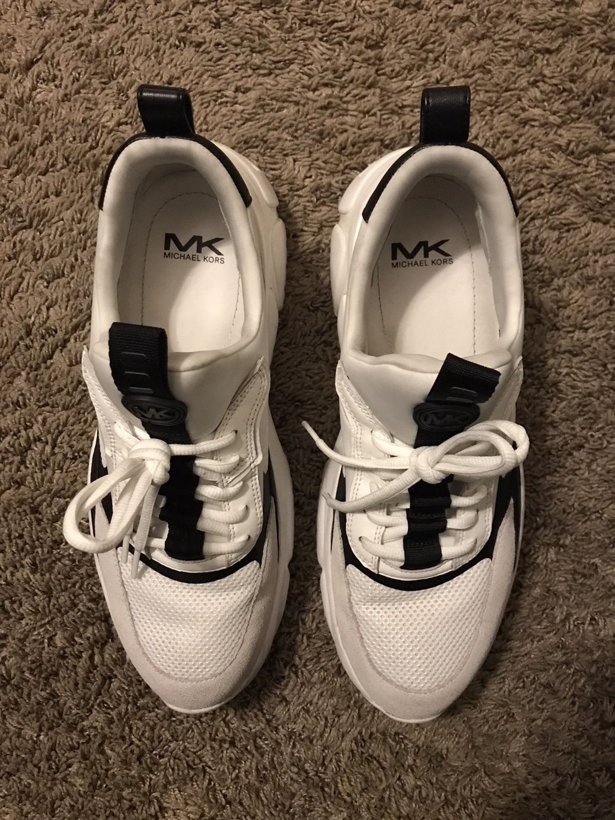 Michael Kors michael kors men shoes Darius White Black Size 11 Size US 11 / EU 44 - 4 Thumbnail