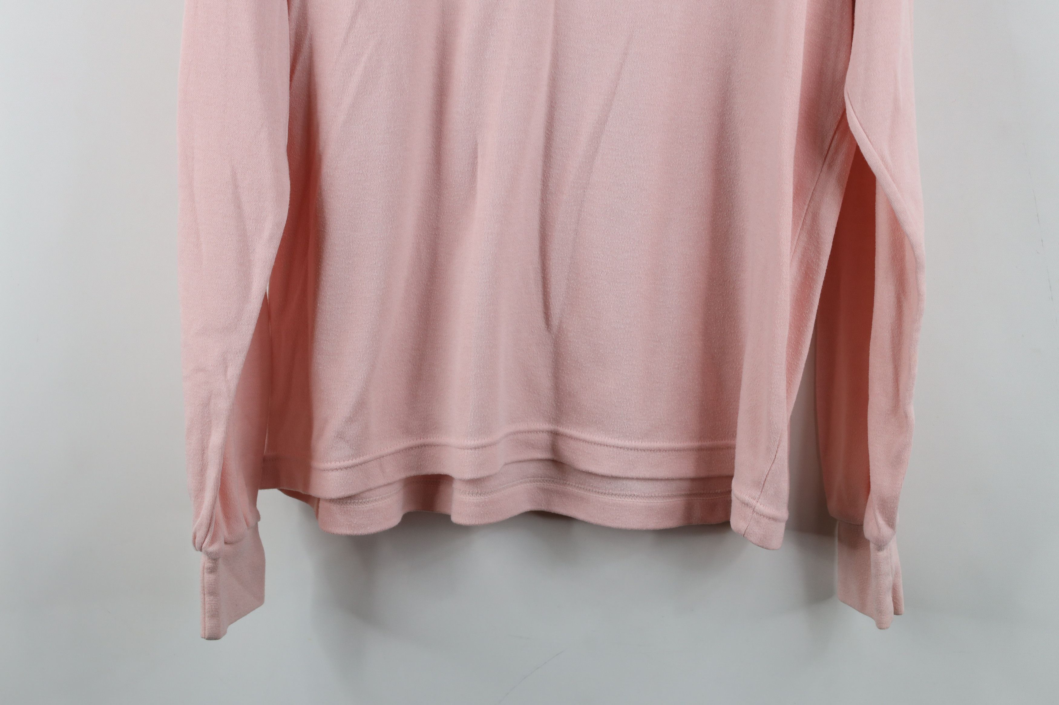 Vintage Vintage 90s Streetwear Long Sleeve Turtleneck T-Shirt Pink Size L / US 10 / IT 46 - 12 Thumbnail
