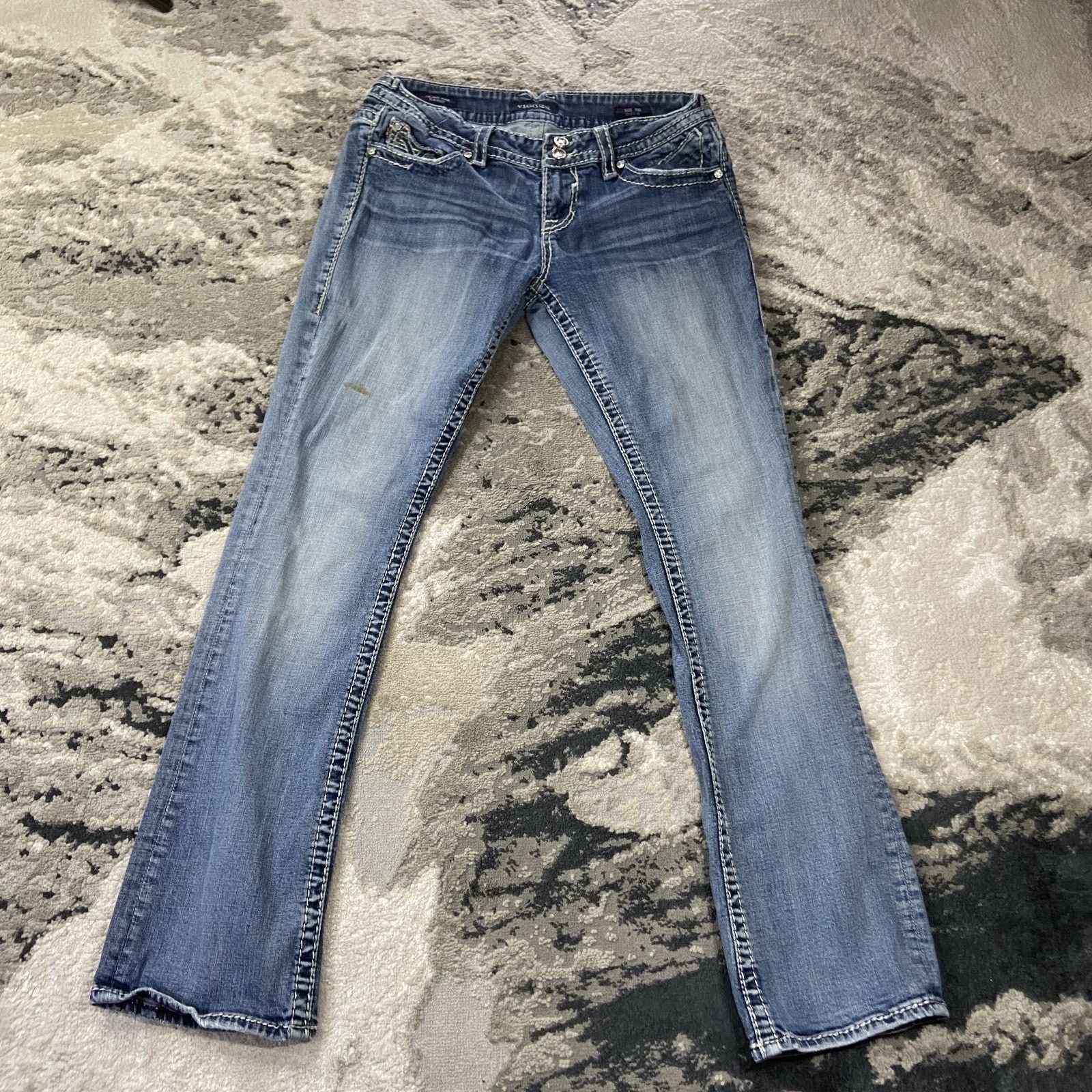 & Other Stories Y2K Vigoss The New York Slim Boot Jeans Womens 9/10 Vintage Size 24" / US 00 / IT 34 - 1 Thumbnail