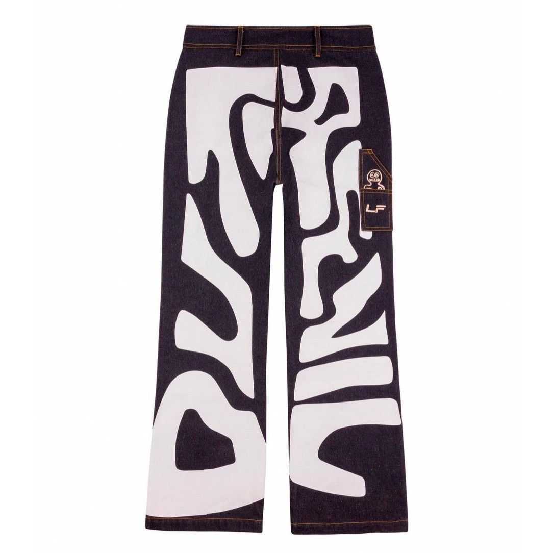 La Fam Amsterdam La Fam X Dutreuil Paris Jeans Logo Screenprint Size Large Size US 34 / EU 50 - 14 Thumbnail