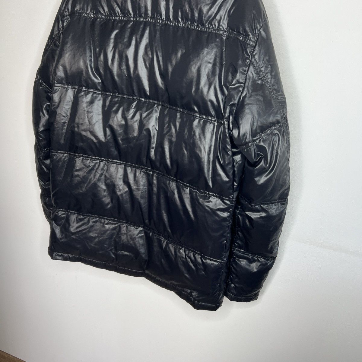 Gucci Gucci Puffer Jacket Goose Down Black Shiny Nylon Size US XL / EU 56 / 4 - 15 Thumbnail
