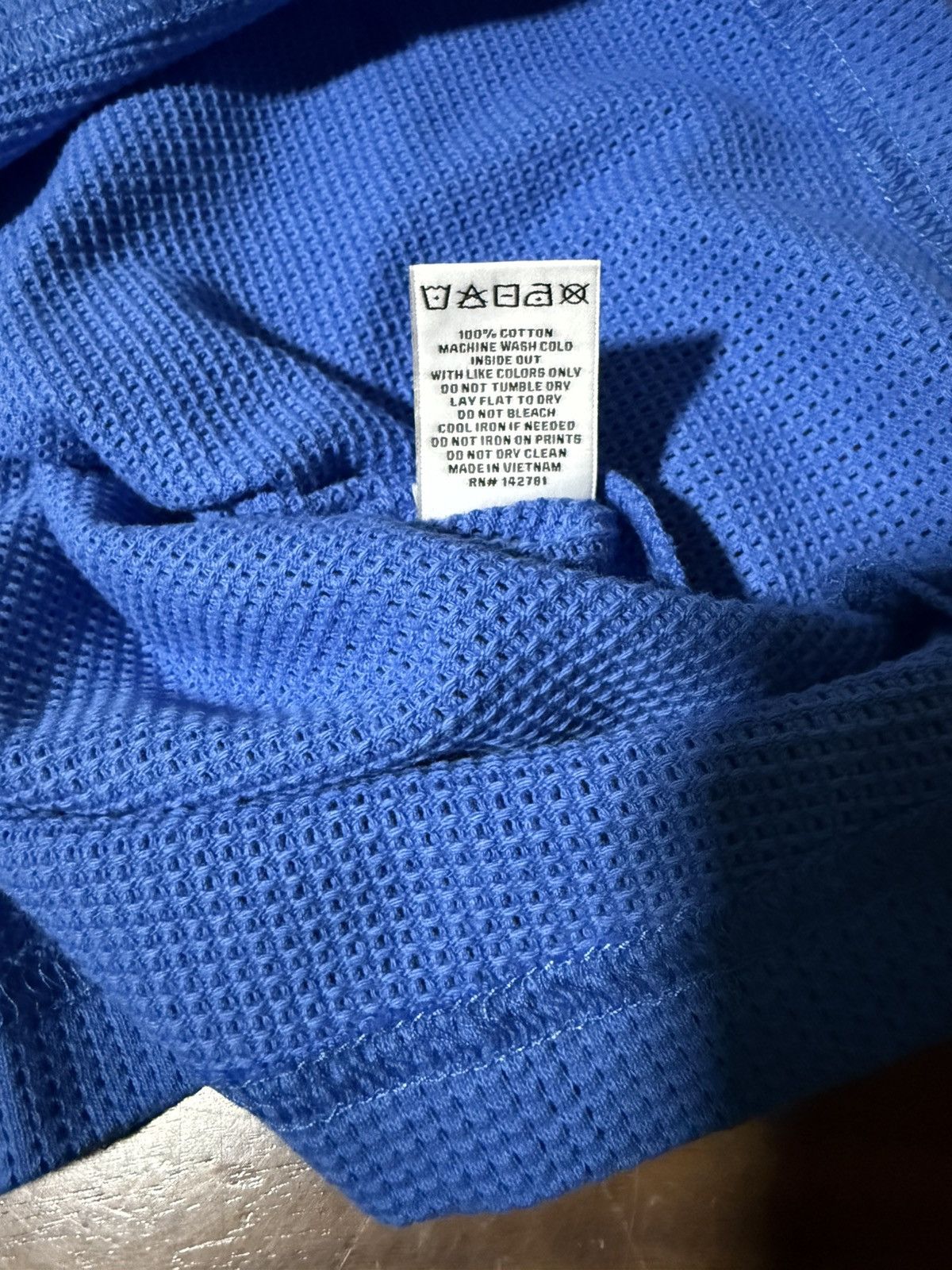 Aime Leon Dore Aime Leon Dore Long-Sleeve Mesh Waverunner Tee Blue Size XXL Size US XXL / EU 58 / 5 - 8 Thumbnail