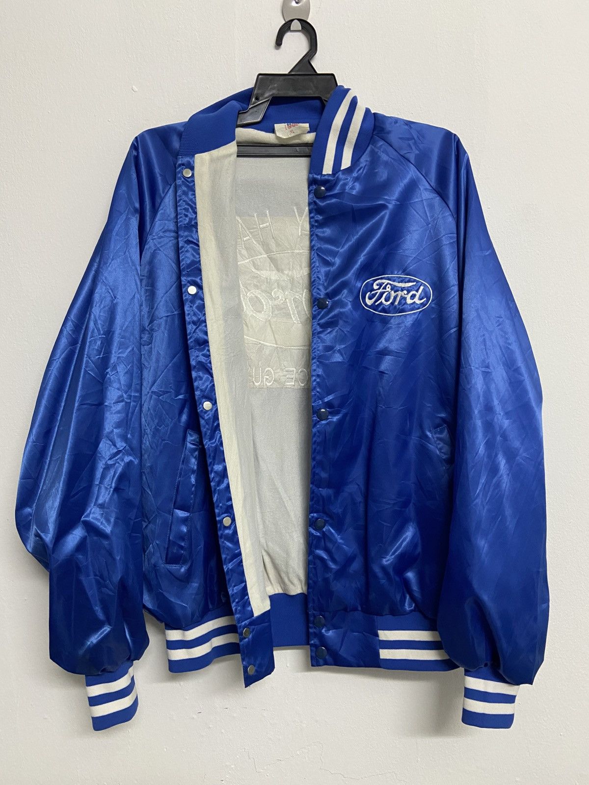 Ford Vintage Ford West Ark Satin Sports Jacket Size US XL / EU 56 / 4 - 9 Thumbnail