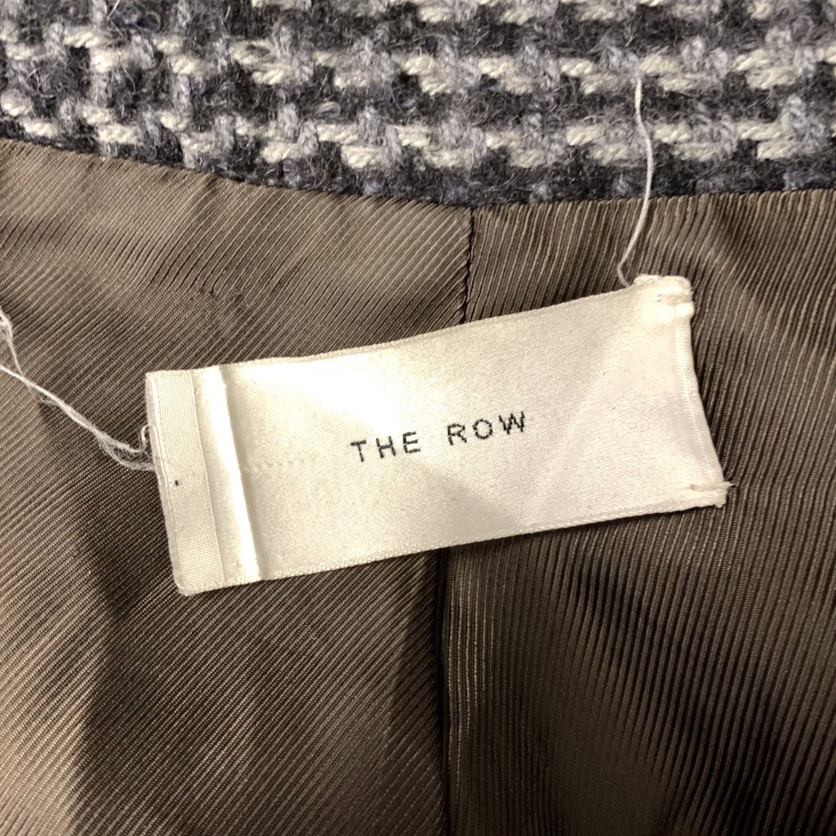 The Row THE ROW Grey Wool Silk Blend Coat XL Peacoat Blazer Women Size XL / US 12-14 / IT 48-50 - 5 Thumbnail